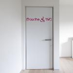 Exemple de stickers muraux: Douche WC Traits - Invalides (Thumb)